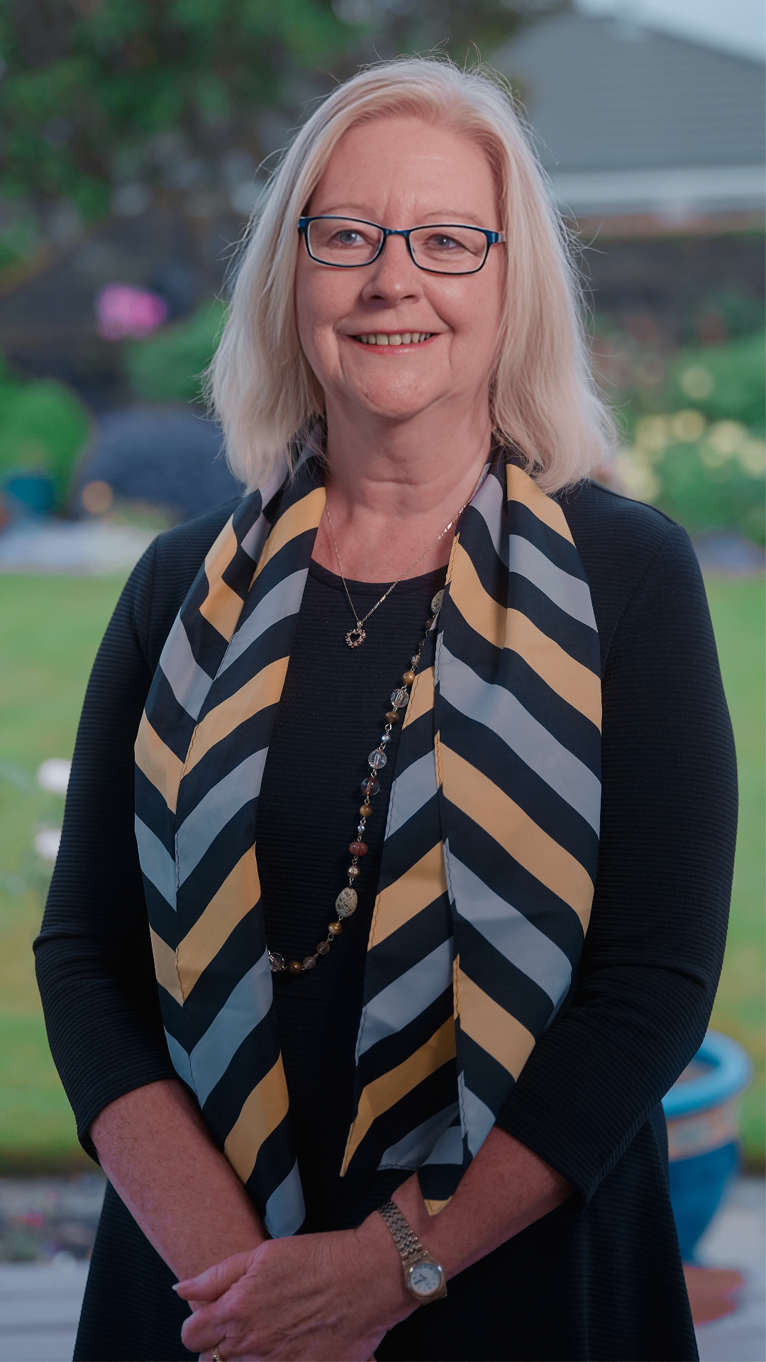 Portrait of Donna smiling